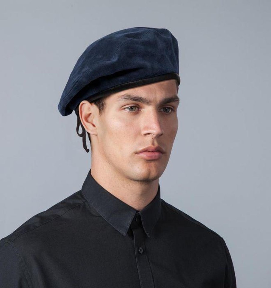 Men Eric Javits | Suede Beret For Men