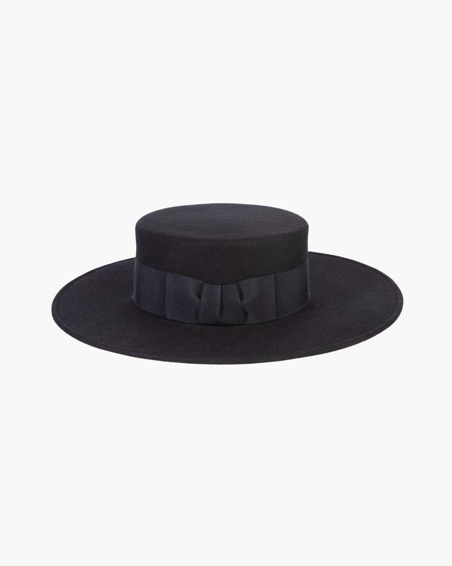 Women Eric Javits | Wool Gaucho Boater Hat