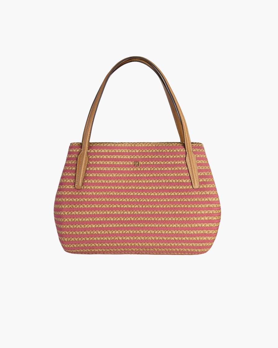 Women Eric Javits | Squishee® Isla Straw Bag Salmon Mix