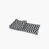 Women Eric Javits | Knit Chevron Scarf Black/Cream