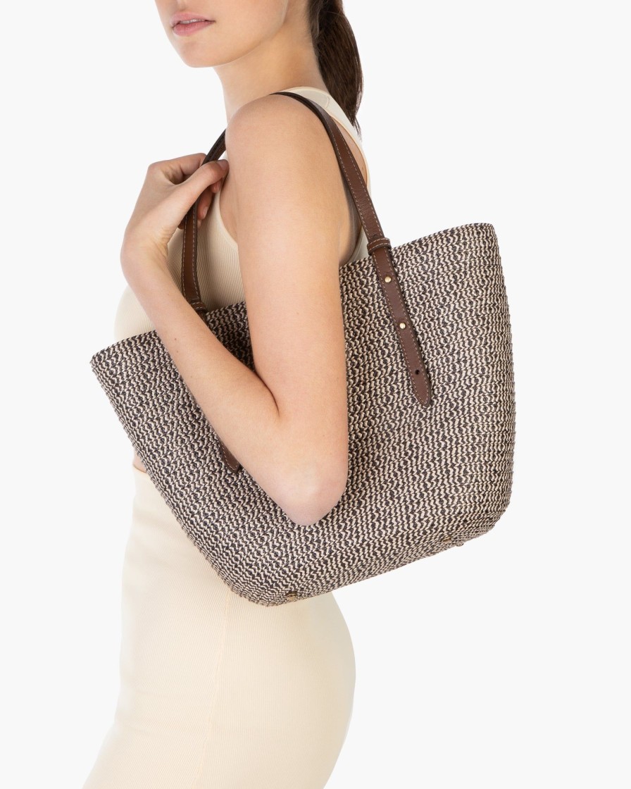 Women Eric Javits | Eureka Bag Brown Mix