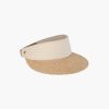 Women Eric Javits | Arles Champ Visor Peanut/Oatmeal