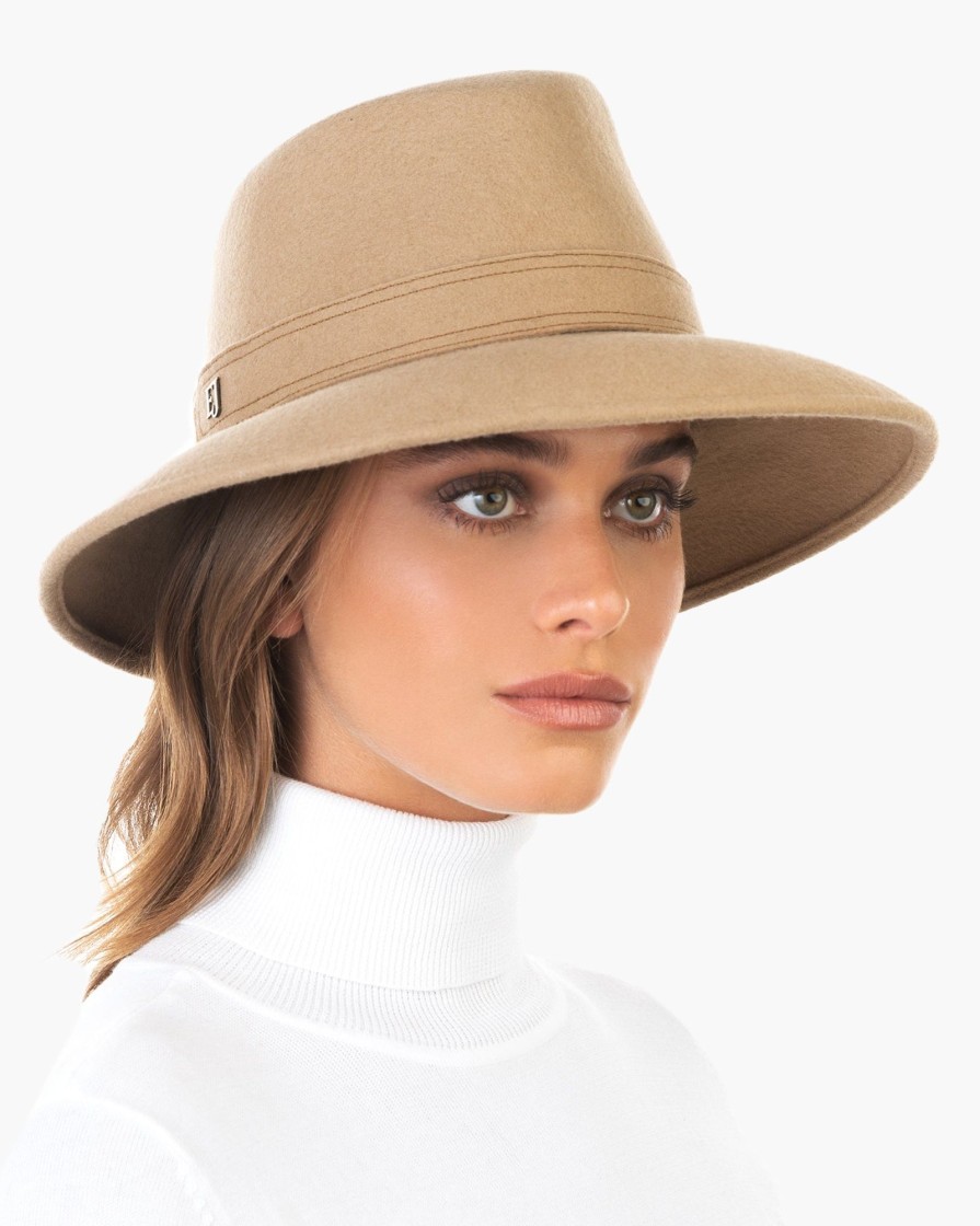 Women Eric Javits | Tracy Wool Felt Fedora Hat