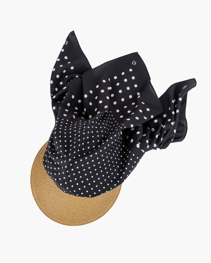 Women Eric Javits | Dot Scarf Visor