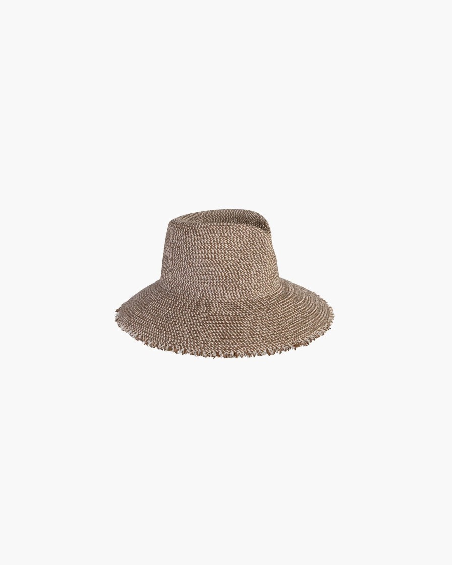 Women Eric Javits | Squishee® A List - Packable Fedora Hat Latte