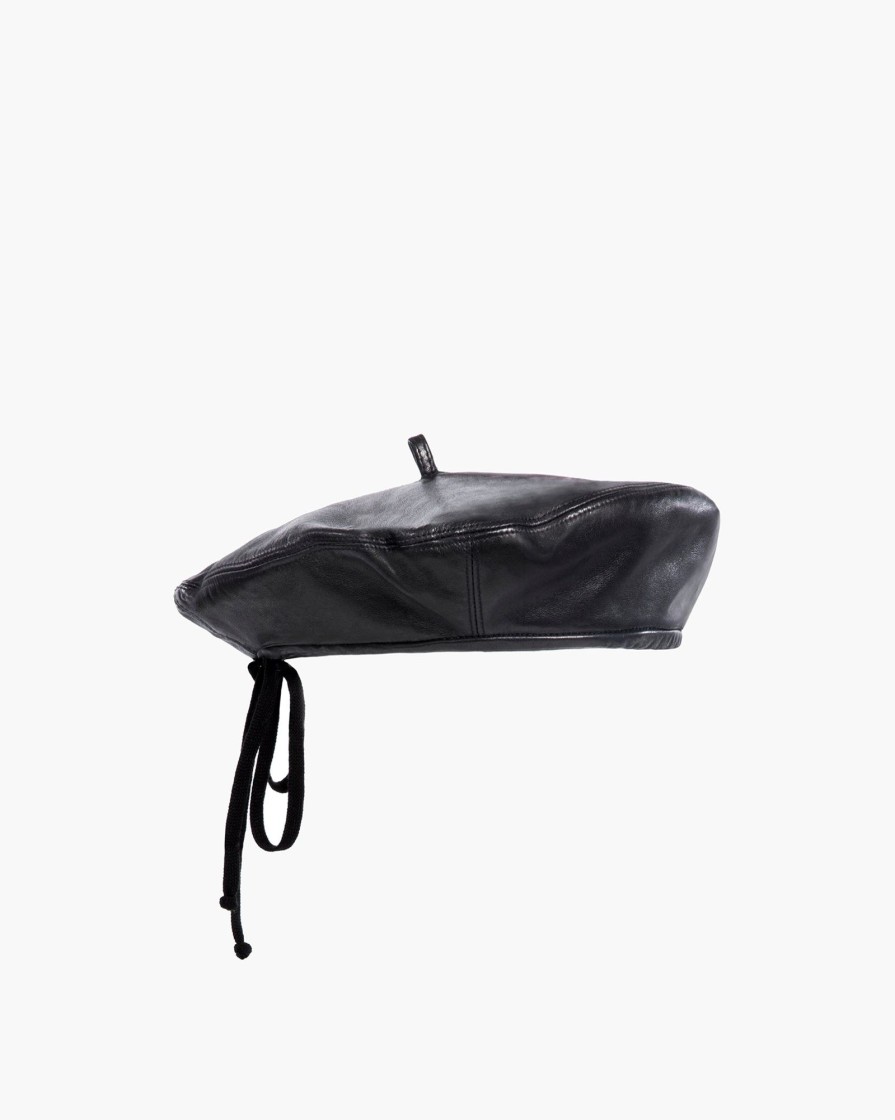 Women Eric Javits | Leather Kate Beret Hat