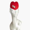 Women Eric Javits | Princess Of Hearts Hat Red