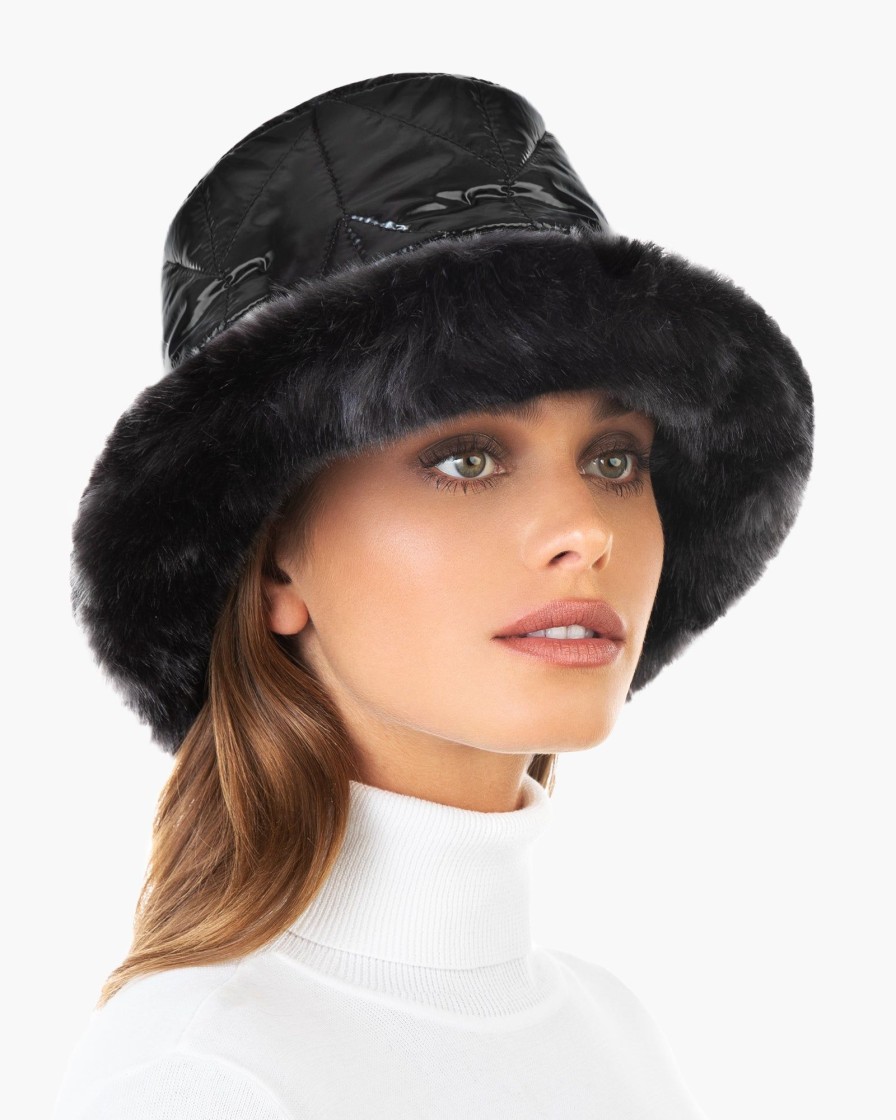 Women Eric Javits | Invincible Winter Puffer Bucket Hat