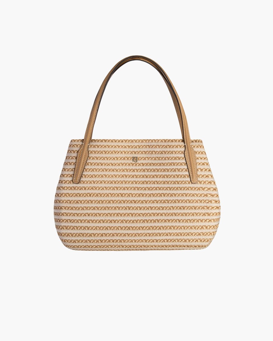 Women Eric Javits | Squishee® Isla Straw Bag Peanut Originalpeanut