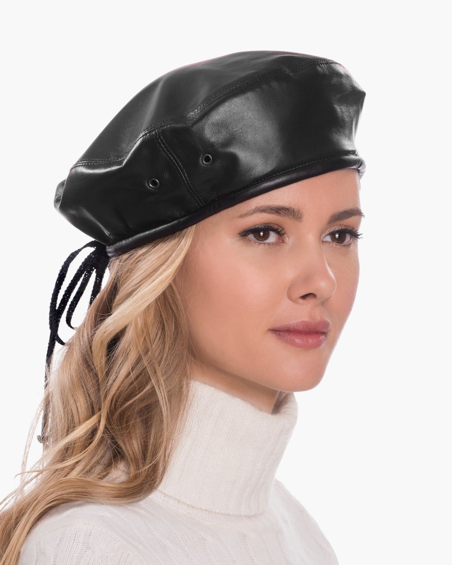 Women Eric Javits | Leather Beret